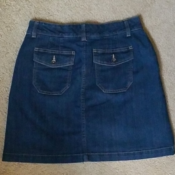 Croft & Barrow Denim Skort - Picture 2 of 4